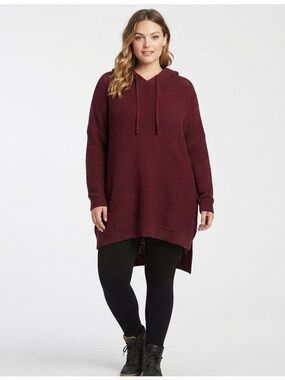 Natural Reflections Maroon Knit Sweater
